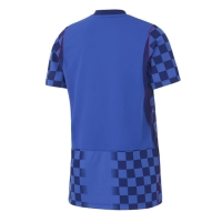 Camiseta Croacia Segunda Equipación Replica Mundial 2026 para mujer mangas cortas